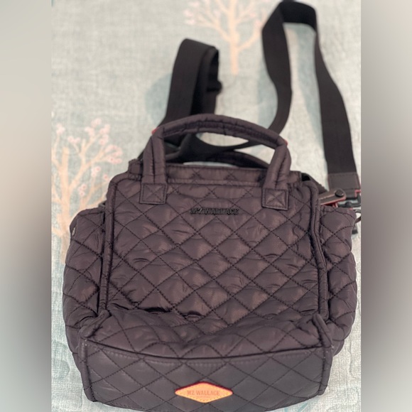 MZ Wallace Black Mini Box Tote/crossbody bag - Picture 8 of 14